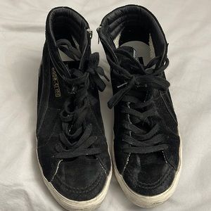 Golden Goose Slides Black high top fits size 10